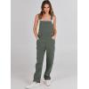 imageANRABESS Overalls for Women Loose Fit Denim Overalls Adjustable Strap Jean Jumpsuit Bib Romper 2025 Fall Casual Work OutfitsArmy Green