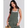 imageANRABESS Overalls for Women Loose Fit Denim Overalls Adjustable Strap Jean Jumpsuit Bib Romper 2025 Fall Casual Work OutfitsArmy Green
