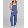 imageANRABESS Overalls for Women Loose Fit Denim Overalls Adjustable Strap Jean Jumpsuit Bib Romper 2025 Fall Casual Work OutfitsBlue