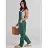 imageANRABESS Overalls for Women Loose Fit Denim Overalls Adjustable Strap Jean Jumpsuit Bib Romper 2025 Fall Casual Work OutfitsDeep Green