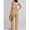 imageANRABESS Overalls for Women Loose Fit Denim Overalls Adjustable Strap Jean Jumpsuit Bib Romper 2025 Fall Casual Work OutfitsKhaki