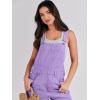imageANRABESS Overalls for Women Loose Fit Denim Overalls Adjustable Strap Jean Jumpsuit Bib Romper 2025 Fall Casual Work OutfitsPurple