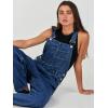 imageANRABESS Overalls for Women Loose Fit Denim Overalls Adjustable Strap Jean Jumpsuit Bib Romper 2025 Fall Casual Work OutfitsWashed Deep Blue