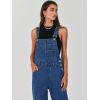 imageANRABESS Overalls for Women Loose Fit Denim Overalls Adjustable Strap Jean Jumpsuit Bib Romper 2025 Fall Casual Work OutfitsWashed Deep Blue