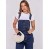 imageANRABESS Overalls for Women Loose Fit Denim Overalls Adjustable Strap Jean Jumpsuit Bib Romper 2025 Fall Casual Work OutfitsWashed Deep Indigo