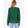 imageANRABESS Sweaters for Women Long Sleeve Cropped Lightweight 2025 Fall Fashion Knit Crewneck Pullover Top Soft Trendy OutfitsForest Green
