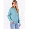 imageANRABESS Sweaters for Women Long Sleeve Cropped Lightweight 2025 Fall Fashion Knit Crewneck Pullover Top Soft Trendy OutfitsLight Blue