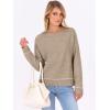 imageANRABESS Sweaters for Women Long Sleeve Cropped Lightweight 2025 Fall Fashion Knit Crewneck Pullover Top Soft Trendy OutfitsTan