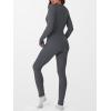 imageANRABESS Thermal Underwear for Women Long Johns Fleece Lined Base Layer Pajama Set Cold Weather Top Bottom Winter ClothingDeep Gray