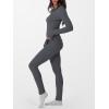 imageANRABESS Thermal Underwear for Women Long Johns Fleece Lined Base Layer Pajama Set Cold Weather Top Bottom Winter ClothingDeep Gray