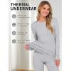 imageANRABESS Thermal Underwear for Women Long Johns Fleece Lined Base Layer Pajama Set Cold Weather Top Bottom Winter ClothingGrey