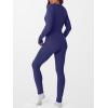 imageANRABESS Thermal Underwear for Women Long Johns Fleece Lined Base Layer Pajama Set Cold Weather Top Bottom Winter ClothingNavy Blue