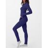 imageANRABESS Thermal Underwear for Women Long Johns Fleece Lined Base Layer Pajama Set Cold Weather Top Bottom Winter ClothingNavy Blue