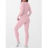 imageANRABESS Thermal Underwear for Women Long Johns Fleece Lined Base Layer Pajama Set Cold Weather Top Bottom Winter ClothingPink