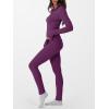 imageANRABESS Thermal Underwear for Women Long Johns Fleece Lined Base Layer Pajama Set Cold Weather Top Bottom Winter ClothingPurple