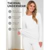 imageANRABESS Thermal Underwear for Women Long Johns Fleece Lined Base Layer Pajama Set Cold Weather Top Bottom Winter ClothingWhite