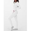 imageANRABESS Thermal Underwear for Women Long Johns Fleece Lined Base Layer Pajama Set Cold Weather Top Bottom Winter ClothingWhite