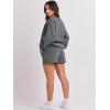 imageANRABESS Women 2 Piece Outfits Sweat Shorts Sets 2025 Oversized Casual Lounge Matching Set Sweatsuit Tracksuit Fall ClothesDark Grey