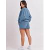imageANRABESS Women 2 Piece Outfits Sweat Shorts Sets 2025 Oversized Casual Lounge Matching Set Sweatsuit Tracksuit Fall ClothesDeep Blue