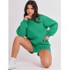 imageANRABESS Women 2 Piece Outfits Sweat Shorts Sets 2025 Oversized Casual Lounge Matching Set Sweatsuit Tracksuit Fall ClothesGreen