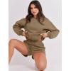 imageANRABESS Women 2 Piece Outfits Sweat Shorts Sets 2025 Oversized Casual Lounge Matching Set Sweatsuit Tracksuit Fall ClothesLight Brown