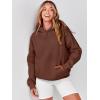 imageANRABESS Women Hoodies Oversized Fleece Long Sleeve Comfy Casual Basic Pullover Sweatshirts 2025 Fall Outfits Y2K ClothesBrown