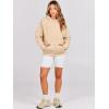 imageANRABESS Women Hoodies Oversized Fleece Long Sleeve Comfy Casual Basic Pullover Sweatshirts 2025 Fall Outfits Y2K ClothesDark Apricot