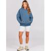 imageANRABESS Women Hoodies Oversized Fleece Long Sleeve Comfy Casual Basic Pullover Sweatshirts 2025 Fall Outfits Y2K ClothesDeep Blue