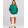 imageANRABESS Women Hoodies Oversized Fleece Long Sleeve Comfy Casual Basic Pullover Sweatshirts 2025 Fall Outfits Y2K ClothesGreen