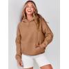 imageANRABESS Women Hoodies Oversized Fleece Long Sleeve Comfy Casual Basic Pullover Sweatshirts 2025 Fall Outfits Y2K ClothesLight Brown