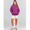 imageANRABESS Women Hoodies Oversized Fleece Long Sleeve Comfy Casual Basic Pullover Sweatshirts 2025 Fall Outfits Y2K ClothesPurple