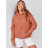 imageANRABESS Women Hoodies Oversized Fleece Long Sleeve Comfy Casual Basic Pullover Sweatshirts 2025 Fall Outfits Y2K ClothesRust