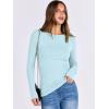 imageANRABESS Women Long Sleeve Shirts Rib Knit Slim Fit Tops Basic Tee 2025 Fall Outfits Casual TShirt Underscrubs Layer ClothesSky
