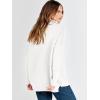 imageANRABESS Women Quarter Zip Oversized Casual Loose Rib Knit Cozy Pullover Sweaters Top 2025 Fall Fashion Outfits ClothesCream  White