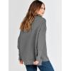 imageANRABESS Women Quarter Zip Oversized Casual Loose Rib Knit Cozy Pullover Sweaters Top 2025 Fall Fashion Outfits ClothesDark Grey
