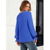imageANRABESS Womens Business Casual Tops V Neck Puff Long Sleeve Shirts Dressy Office Work Blouse 2025 Fall Outfits ClothesRoyal Blue