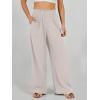 imageANRABESS Womens Linen Pants 2025 Summer Casual Loose Wide Leg Palazzo Pants High Waist Flowy Beach Trousers Work OutfitsBeige