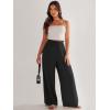 imageANRABESS Womens Linen Pants 2025 Summer Casual Loose Wide Leg Palazzo Pants High Waist Flowy Beach Trousers Work OutfitsBlack
