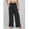 imageANRABESS Womens Linen Pants 2025 Summer Casual Loose Wide Leg Palazzo Pants High Waist Flowy Beach Trousers Work OutfitsBlack