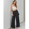 imageANRABESS Womens Linen Pants 2025 Summer Casual Loose Wide Leg Palazzo Pants High Waist Flowy Beach Trousers Work OutfitsBlack