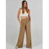 imageANRABESS Womens Linen Pants 2025 Summer Casual Loose Wide Leg Palazzo Pants High Waist Flowy Beach Trousers Work OutfitsBrown