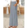 imageANRABESS Womens Linen Pants 2025 Summer Casual Loose Wide Leg Palazzo Pants High Waist Flowy Beach Trousers Work OutfitsGray