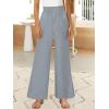 imageANRABESS Womens Linen Pants 2025 Summer Casual Loose Wide Leg Palazzo Pants High Waist Flowy Beach Trousers Work OutfitsGray
