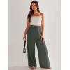 imageANRABESS Womens Linen Pants 2025 Summer Casual Loose Wide Leg Palazzo Pants High Waist Flowy Beach Trousers Work OutfitsGrey Green