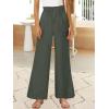 imageANRABESS Womens Linen Pants 2025 Summer Casual Loose Wide Leg Palazzo Pants High Waist Flowy Beach Trousers Work OutfitsGrey Green