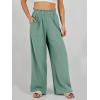 imageANRABESS Womens Linen Pants 2025 Summer Casual Loose Wide Leg Palazzo Pants High Waist Flowy Beach Trousers Work OutfitsMint Green