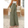 imageANRABESS Womens Linen Pants 2025 Summer Casual Loose Wide Leg Palazzo Pants High Waist Flowy Beach Trousers Work OutfitsOlive