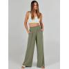 imageANRABESS Womens Linen Pants 2025 Summer Casual Loose Wide Leg Palazzo Pants High Waist Flowy Beach Trousers Work OutfitsOlive