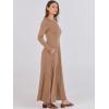 imageANRABESS Womens Long Sleeve Maxi Dress 2025 Fall Casual Button Fit ampamp Flare ALine Swing Flowy Long Dresses Trendy OutfitsKhaki