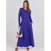 imageANRABESS Womens Long Sleeve Maxi Dress 2025 Fall Casual Button Fit ampamp Flare ALine Swing Flowy Long Dresses Trendy OutfitsRoyal Blue